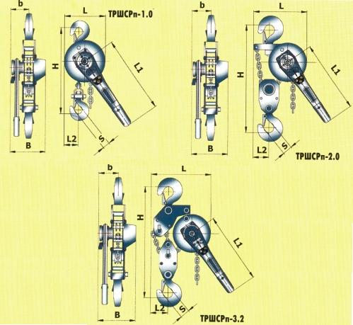 Ручные тали рычажные взрывобезопасные ТРШСРп